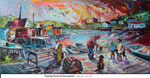 Evening Chores at Greenspond-final, Oil on Canvas